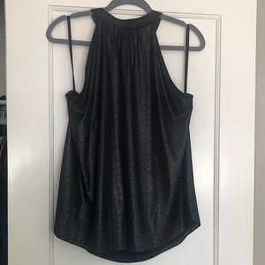Black High Neck Blouse